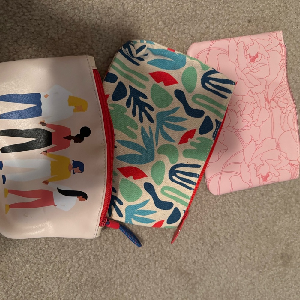 Colorful Accessory Pouch Set *3 total